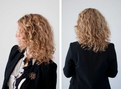 Химия на средние волосы (70 фото)